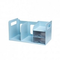 FMO027877시스맥스 2단 서랍형 책꽂이 책받침대 민트색 42300 / 404x210x207mm / 6100550