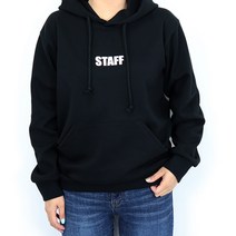 슈가티 남여공용 스태프 티셔츠 긴팔 후드티 STAFF티셔츠 스태프티 블랙