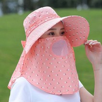 과수원 밭일 텃밭 모내기 농사용 얼굴가리는 모자 농모