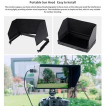 FEELWORLD F7 PRO 7 인치 터치 스크린 3d LUT DSLR 카메라 필드 디렉터 AC 모니터 F970 외부 전원 설치가있는 4K 60Hz HD