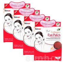 스킨애 콜라겐 아이패치 (겔타입)/눈가/아이/입가/팔자/주름/눈밑꺼짐/패치/관리/보습/식물성/콜라겐/비타민A/비타민E/수분공급, 1개입, 4개