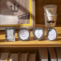 클래식 엔틱 미니액자 탁상용 사진액자, 상세페이지 참조