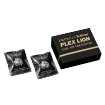 에멜시 X 불스원 플렉스라이언 차량용방향제 리필세트 1+1, 화이트블라썸 2개