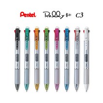 pentel Rolly 롤리 다색볼펜 롤리 2색볼펜 C2 / 3색볼펜 C3 / 4색볼펜 C4, 4색펜C4, 주황
