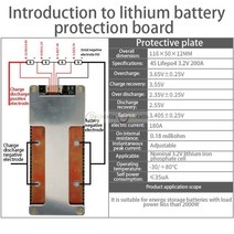인산철파워뱅크 3s 4s 12.6v 16.8v 120a 160a 200a bms 리튬 이온 lifepo4, 4s lifepo4 3.2v 200a