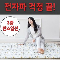 클린펌 따뜨시 전기매트, 더블(극세사)