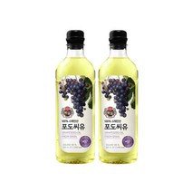 CJ제일제당 백설 포도씨유 500ml 2개