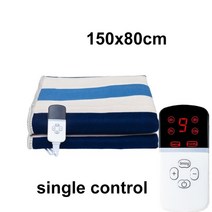 전기장판온도조절기이중 온도 제어 전기 담요 두꺼운 조절기 난방 겨울용 따뜻한 시트, 01 150x80cm_01 미국