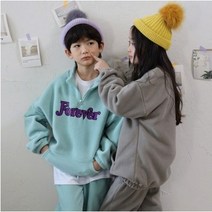키즈 주니어 플리스 아노락 상하복 세트 아동 유아 초등 고학년 중학생옷 겨울 트레이닝복 7호-21호