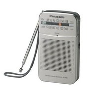 파나소니 휴대용 라디오 RF-P50, SILVER, RF-P50+AA4알