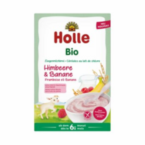 홀레 Holle 산양유 이유식 라즈베리 & 바나나 200g