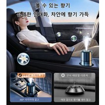(별하늘 루프탑 자재) AI 나노 안개화 스마트 차량용 디퓨저 가습기 자동차 USB 미스트 메이커 좋은 선물, 후레쉬 계화향