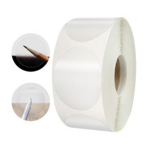 3.8cm 원형 투명 실링스티커_500 포장마감 봉인스티커
