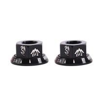 자전거 부품 2 pcs 자전거 m10 허브 너트 알루미늄 합금 볼트 플랜지 앞 바퀴 뒷 바퀴 나사 캡 mtb 도로 접는 고정 기어 나사 볼트, 검정