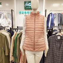 크로커다일레이디 샤트렌 가볍고 따뜻한 경량 누빔 패딩 조끼 베스트 뉴코아 인천점