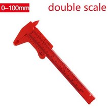 측정 도구 버니어 캘리퍼스 0150mm 플라스틱 게이지 80mm 150mm 조리개 깊이 직경, 0100mm Red1