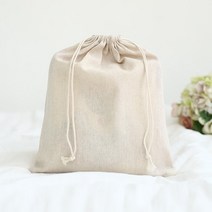 디더스트백 08 무지 삼베 면 주머니 50장, 화이트 8호_27X32(50장)