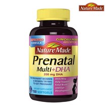 네이처메이드 프레나탈 DHL 150정, 1개, Naturemade-PrenatalDHA-580664-150CT