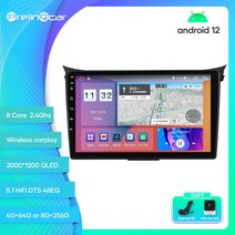 카플레이모니터 무선 차량용 모니터 Prelingcar-안드로이드 12 차량 8 2011g 현대 I30 2017-256 년용, 04 E-7862 3G32G