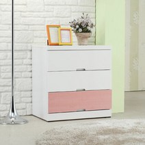 우아미가구 레브 3단 멀티 콘솔, 화이트