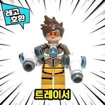 [큐브월드] 레고호환 오버워치 캐릭터 블록 미니피규어 중국레고, 13. 트레이서