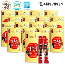 홍초롱 어린이 홍삼 녹용 스틱 30포 (맛있는 유아 키즈 홍삼 진액), 10g, 17개