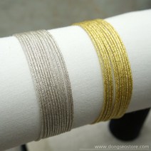 동서스토어 폴리 은사 금사 매듭실 0.7mm 1mm (450cm) 매듭재료, 금사(0.7mm)