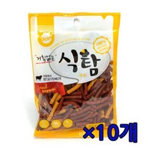 식탐 양고기버거 100g x 10개 강아지간식, 단품