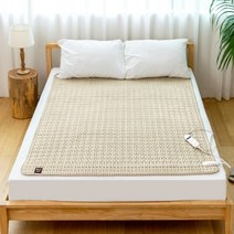 파크론 워셔블 카본 체크브라운 온열매트 더블 빨래가능 전기장판 전자파차단, 체크브라운 더블 (2난방)