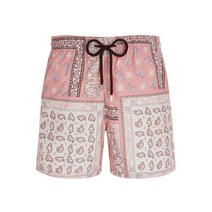 BAPE BLACK x Vilebrequin Bandana Print Swiming Shorts Pink108545