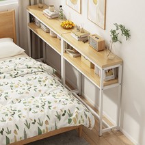 긴 슬림 틈새 테이블, 오크