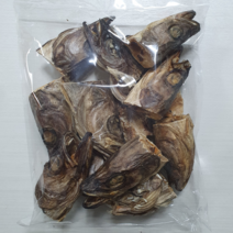 건어물파티 국내산 황태 머리 육수용 북어 명태 먹태 대가리, 400g * 1봉