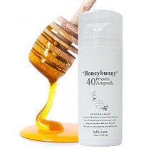 가재울산업 레츠큐어 허니버니 40 프로폴.리스앰플 100ml 꿀화장품 꿀광앰플 피부장벽앰플 비타민앰플 5697-5609756ea, gajae6526 1, gajae6526 본상품선택