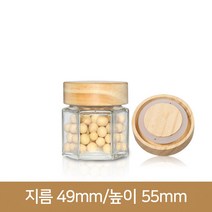 유리병 눌러서닫는나무콜크마개_SH30(육각)(A) 40파이, 눌러서닫는나무콜크마개, 1개