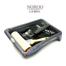 노루페인트 페인팅세트 175mm 붓 롤러 트레이 115295, 1개
