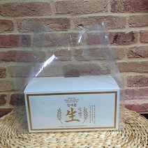 [MNP] PE 링손잡이 비닐쇼핑백 베이커리 카페 배달포장용 비닐백 2종 9가지 사이즈 100장, 투명