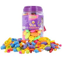 토이코코리아 토이코 플레이비즈 246pcs (비즈놀이/역할놀이/비즈/악세사리/꾸미기놀이/공주놀이/장난감/완구/소꿉놀이/매트/육아/출산 추천)