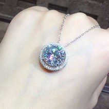 모이사나이트목걸이 세트 여자목걸이 여성목걸이 solitaire 5ct 다이아몬드 펜던트