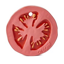 Oli & Carol Keiko 에다마메 츄어블 야채 모양 치발기 장난감 천연 Hevea 고무, Renato the Tomato