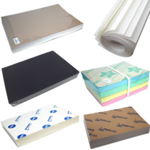 (HK) 미술용지 모음 흰도화지 흑도화지 켄트지 마분지, 흑도화지 170g, 4절 125매