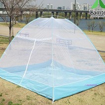 SPR_캠텔 야외 모기장/7-8인 접이식 대형캠핑망 원터치 캠핑용 텐트형 휴대용_spr