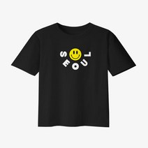 태극기 티셔츠 스마일 코리아아미 로카반팔티