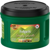Folgers 폴저스 심플리 스무드 디카페인 커피 652g