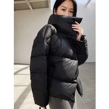 겨울 여성 숏패딩 민트 숏다운 가벼운 구스 경량패딩 야상패딩 여성패딩 짧은점퍼 예쁜점퍼 야상점퍼