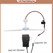 천장실링팬 대형 실링팬 우드 거실 선풍기 2인 1 미국 플러그 AC 110V 220V Dc 12V 속도 조정 무음 홈 기숙, 한개옵션0