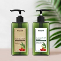 쓰리엘 솔루션 헤어 클리닉 두피케어 샴푸 트리트먼트 500ml, 샴푸 트리트먼트 2종세트