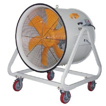 [동건공업 바퀴부착 배풍용 송풍기 DTV-600CA]강력모터/덕트/급기배기배출흡출환기/제연설비/탱크내점검및보수/도장작업/분진/볼베어링형/온도휴즈내장, 삼상 220/380V, 1개