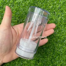화장품 케이스 투명 탈취 퐁데이션 필링 솔리드 글루 트위스트 업 립 밤 15 30 50 75ml, 1.10PCS - 75ml - 플라스틱