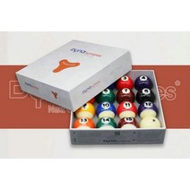 당구공 벨기에 다이나스피어 페놀릭 세트 스탠다드 사이즈 2-14(바나듐), 하얀