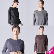 4SET [홈쇼핑방송/르오트(LeOT)] 마레웜 기모 니팅블라우스 4종세트